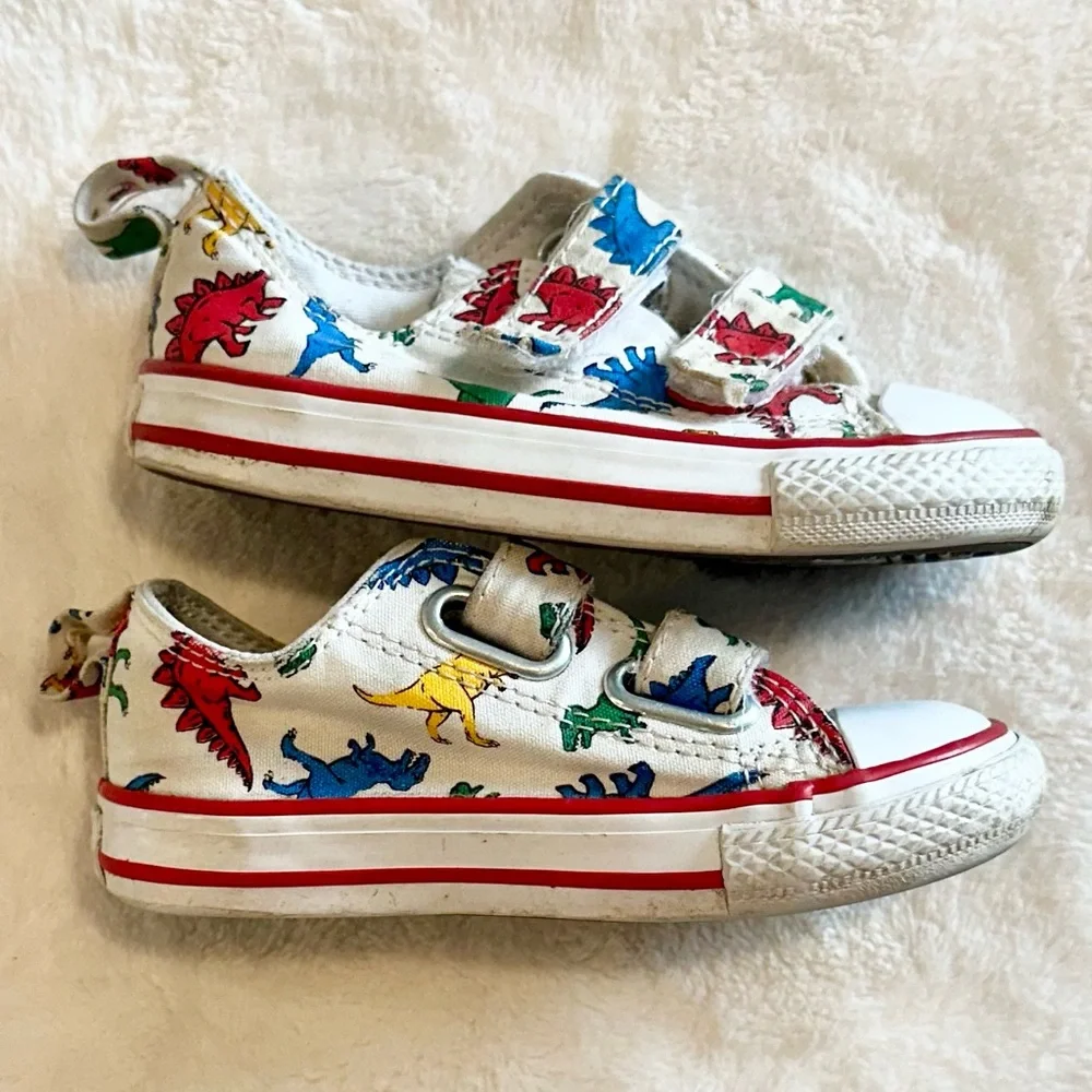 Converse Dino Print Baby Boy's CTAS 2V Ox (Toddler) - Size: 6